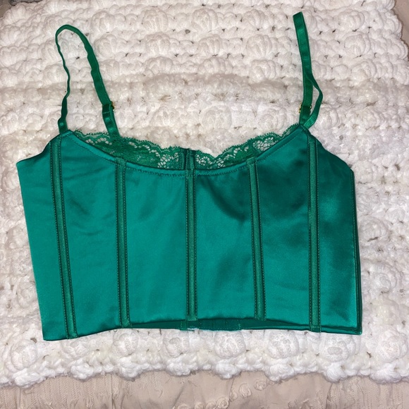 Meshki lake lace corset top - green - Picture 2 of 8